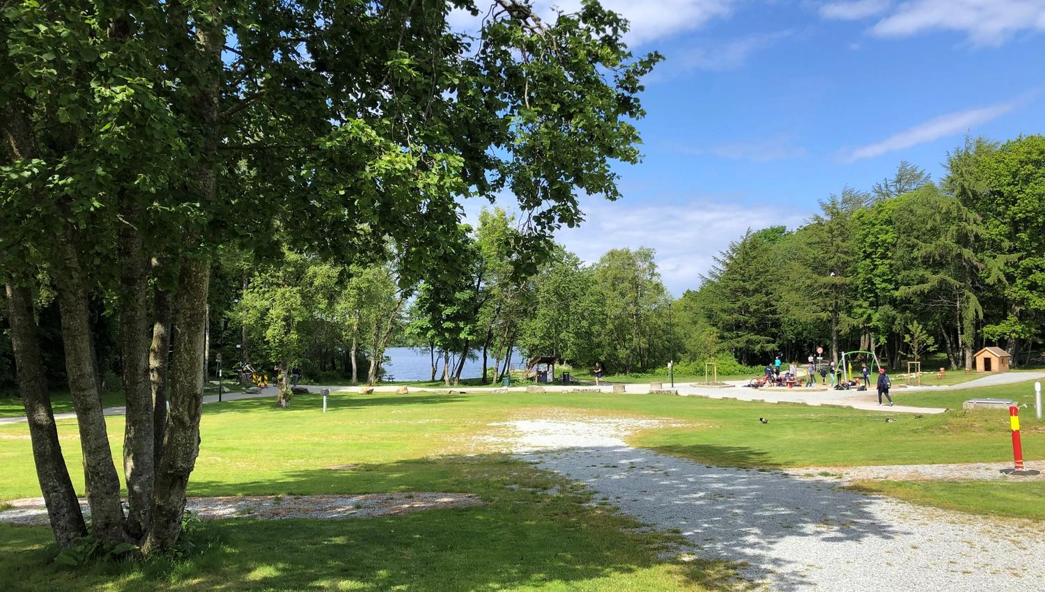 God plass på Mosvangen Stavanger Camping