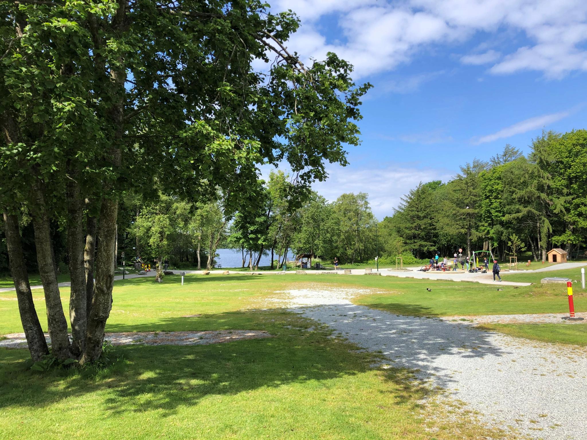 God plass på Mosvangen Stavanger Camping