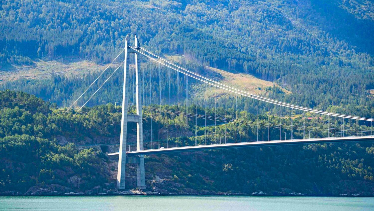 The Hardanger bridge