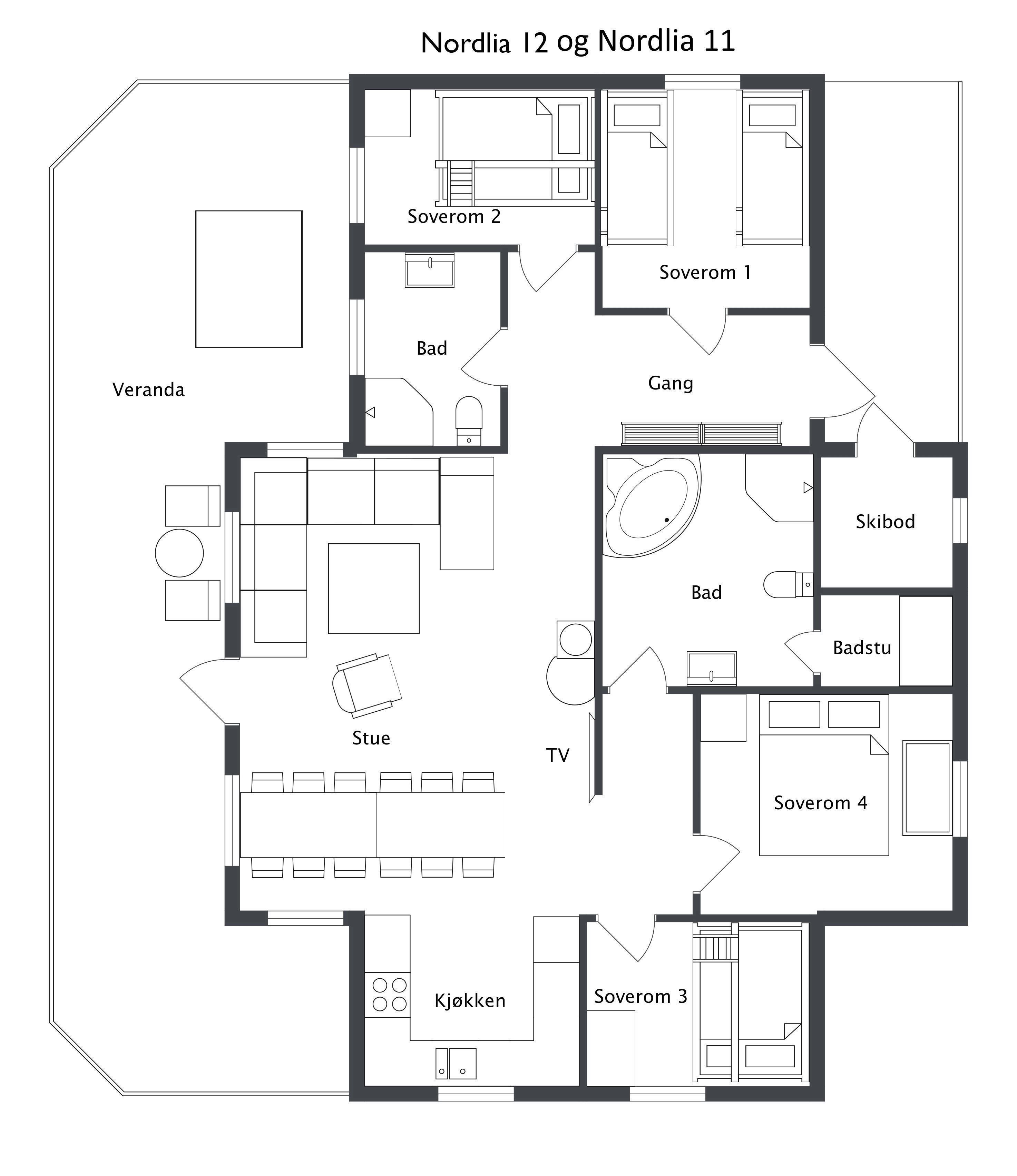 Floor plan Nordlia 12