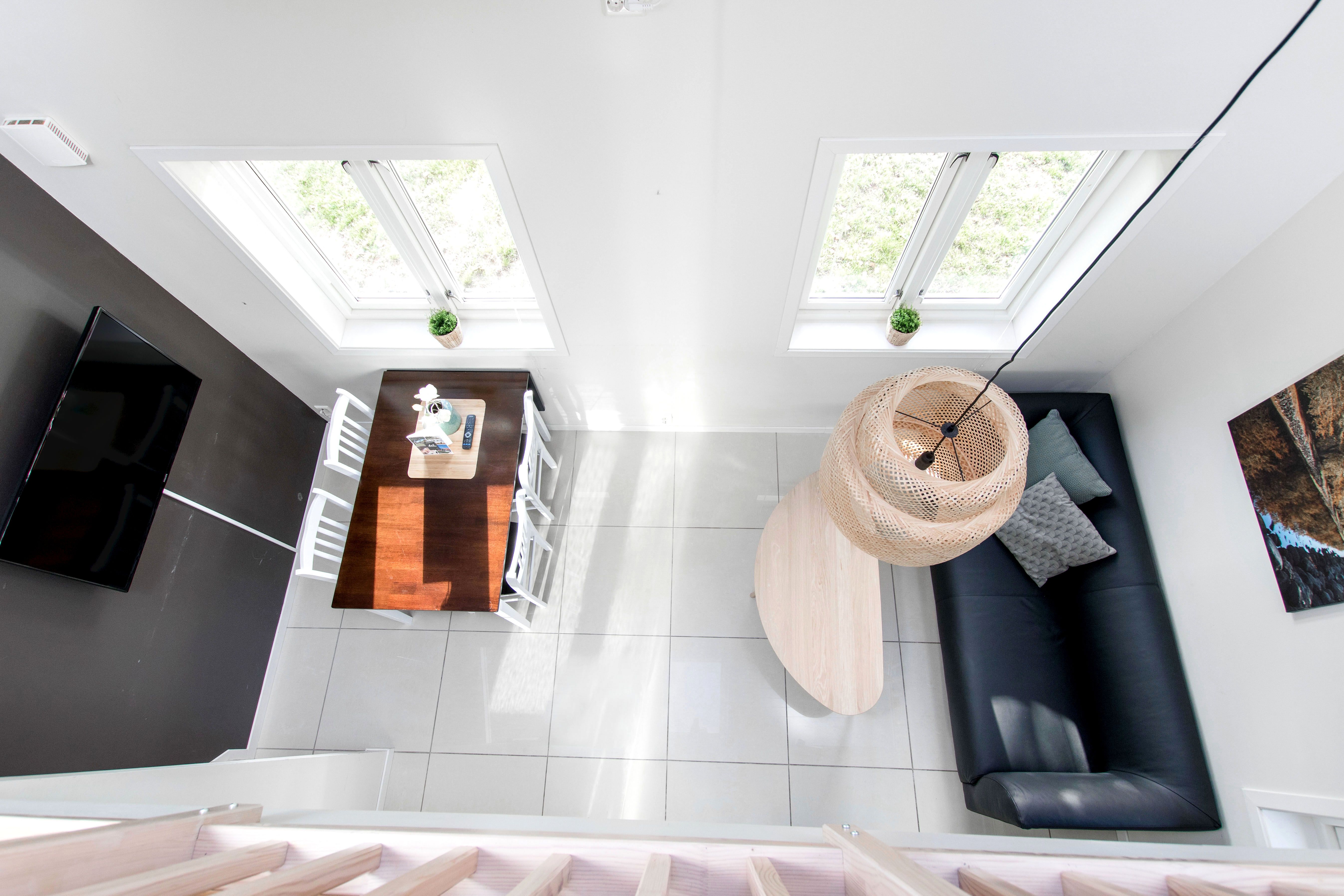 Rom sett fra hems og ned