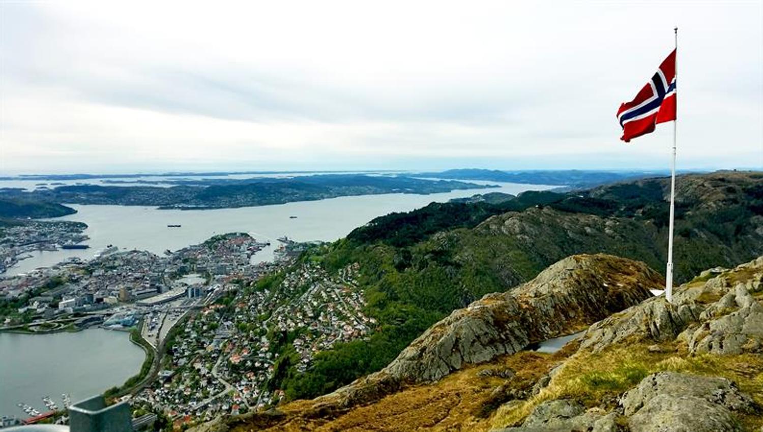Zipline on Mount Ulriken