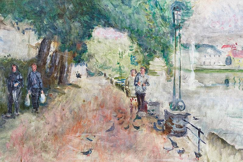 Painting of Breiavatnet