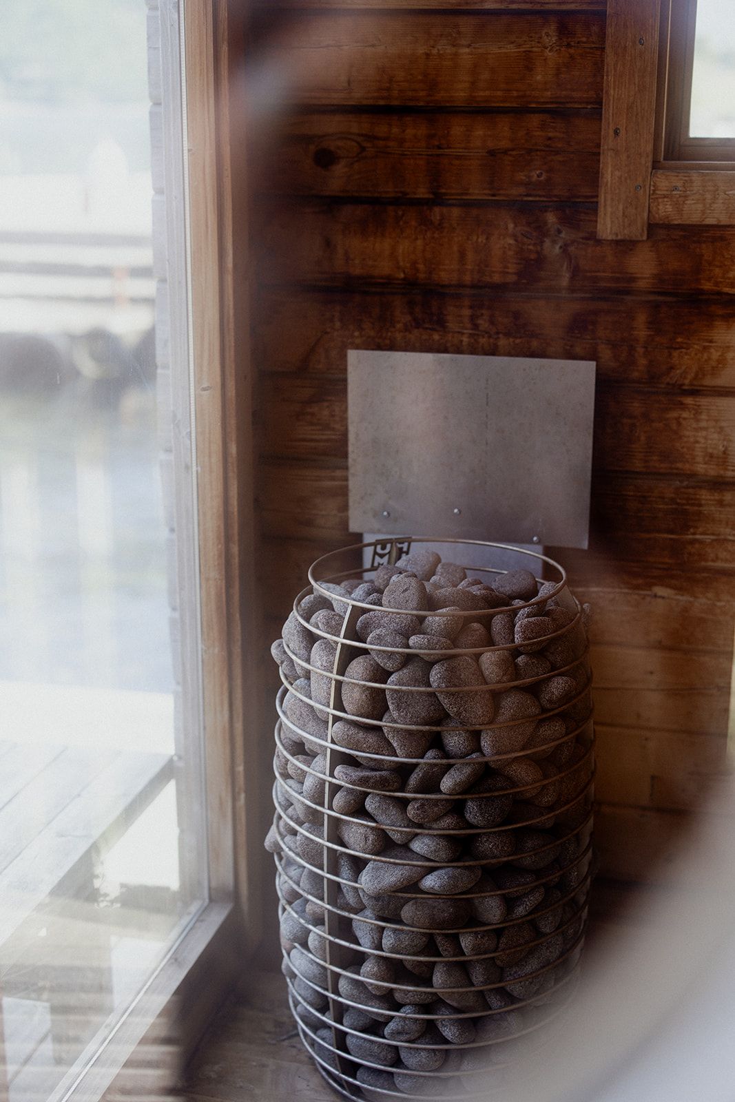 Sauna with fjord view – part of the wellness experience at Hotel Sundal.