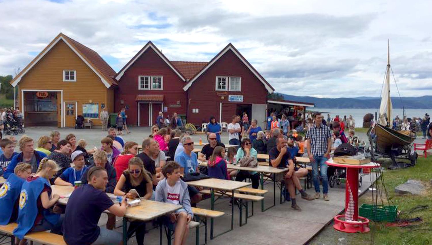 Kjerknesvågen pier in Inderøy