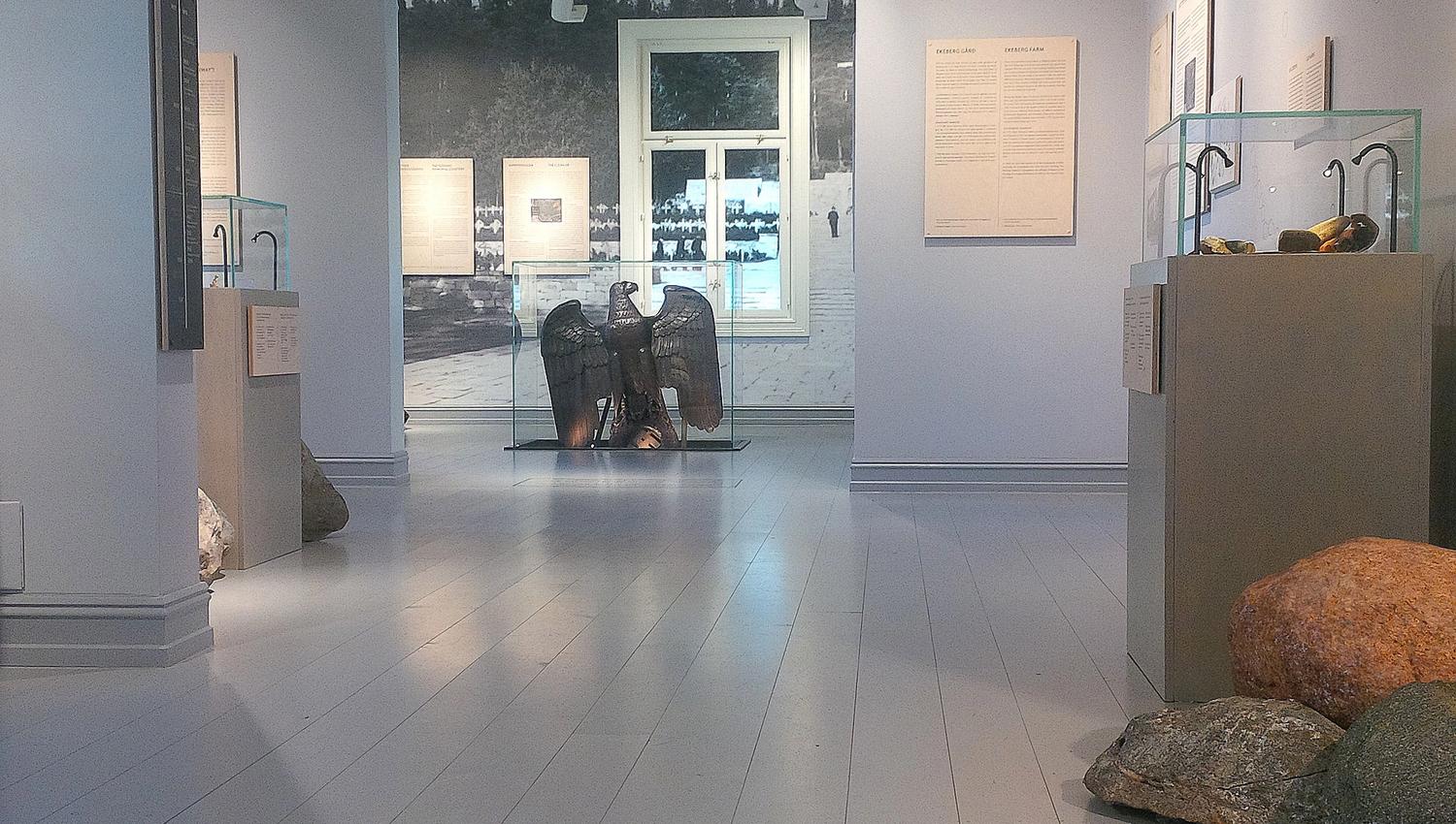 Interior of an exhibition.