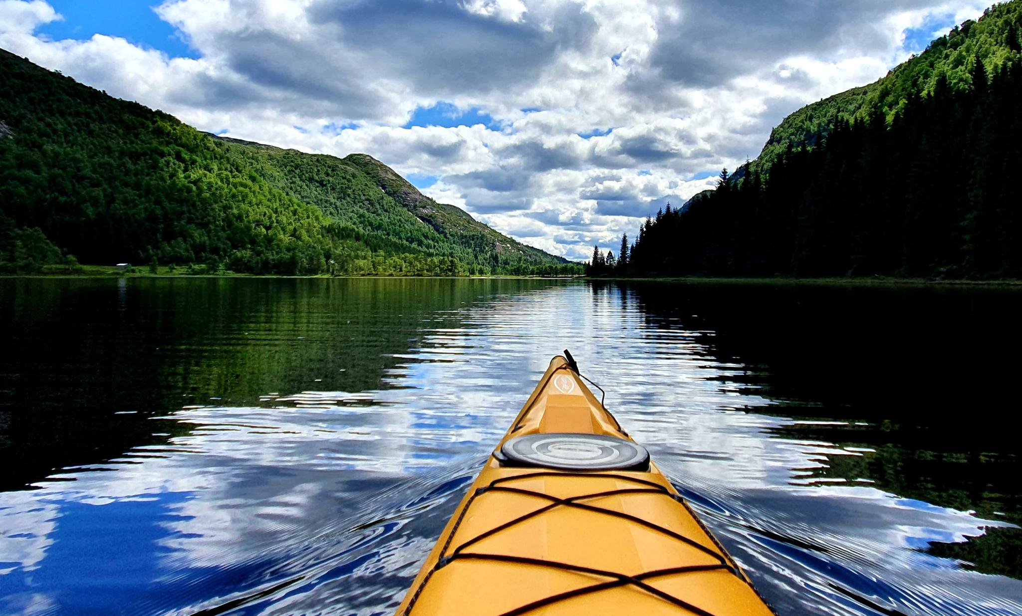 Kajakk, foto Salve Ljosland