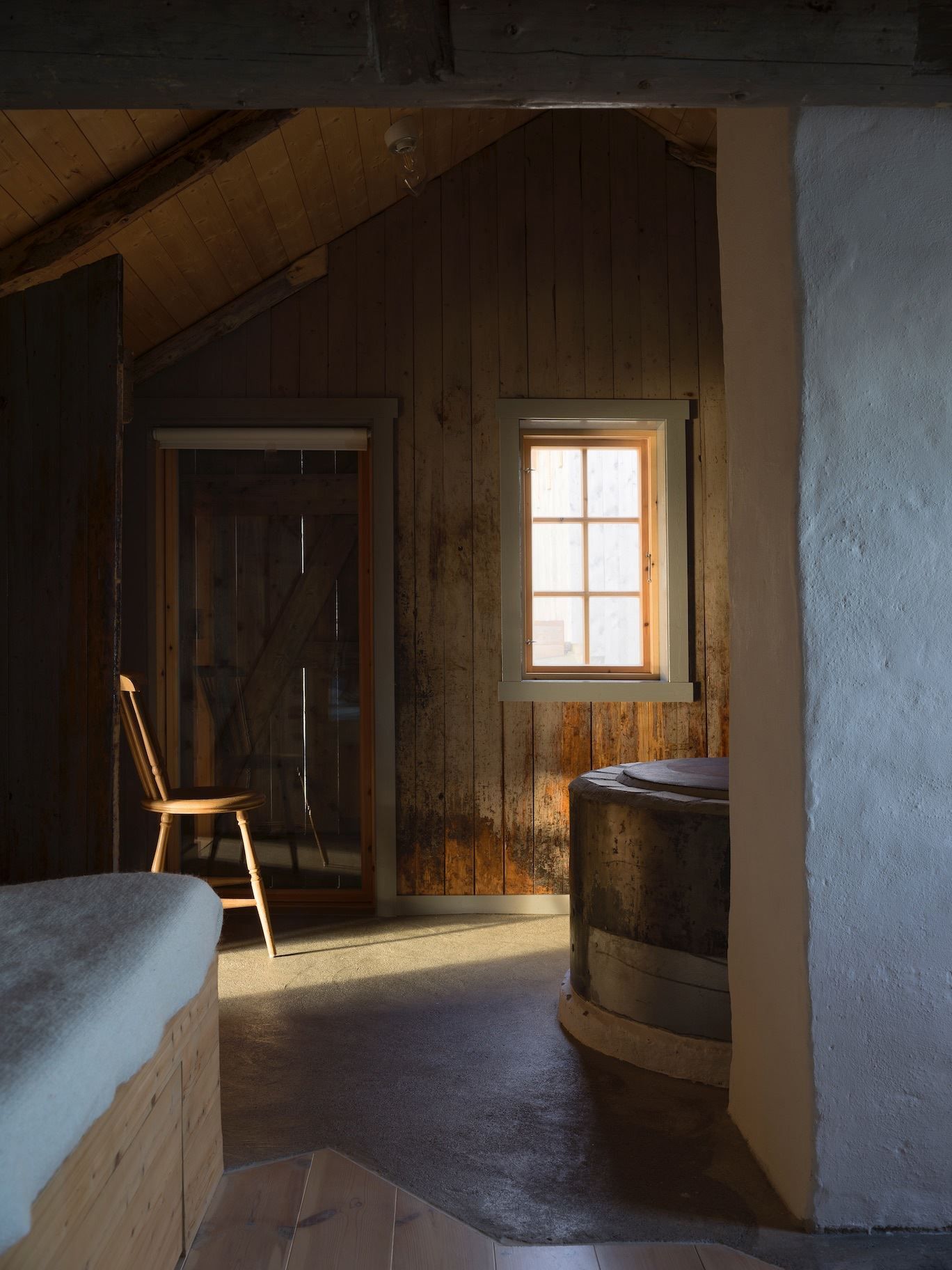 Fra innsiden av damperiet