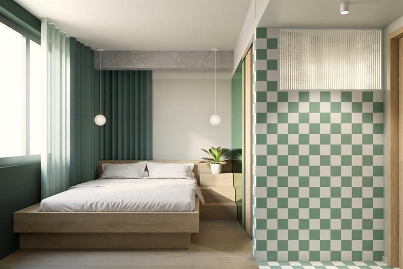 Render image of hotel room