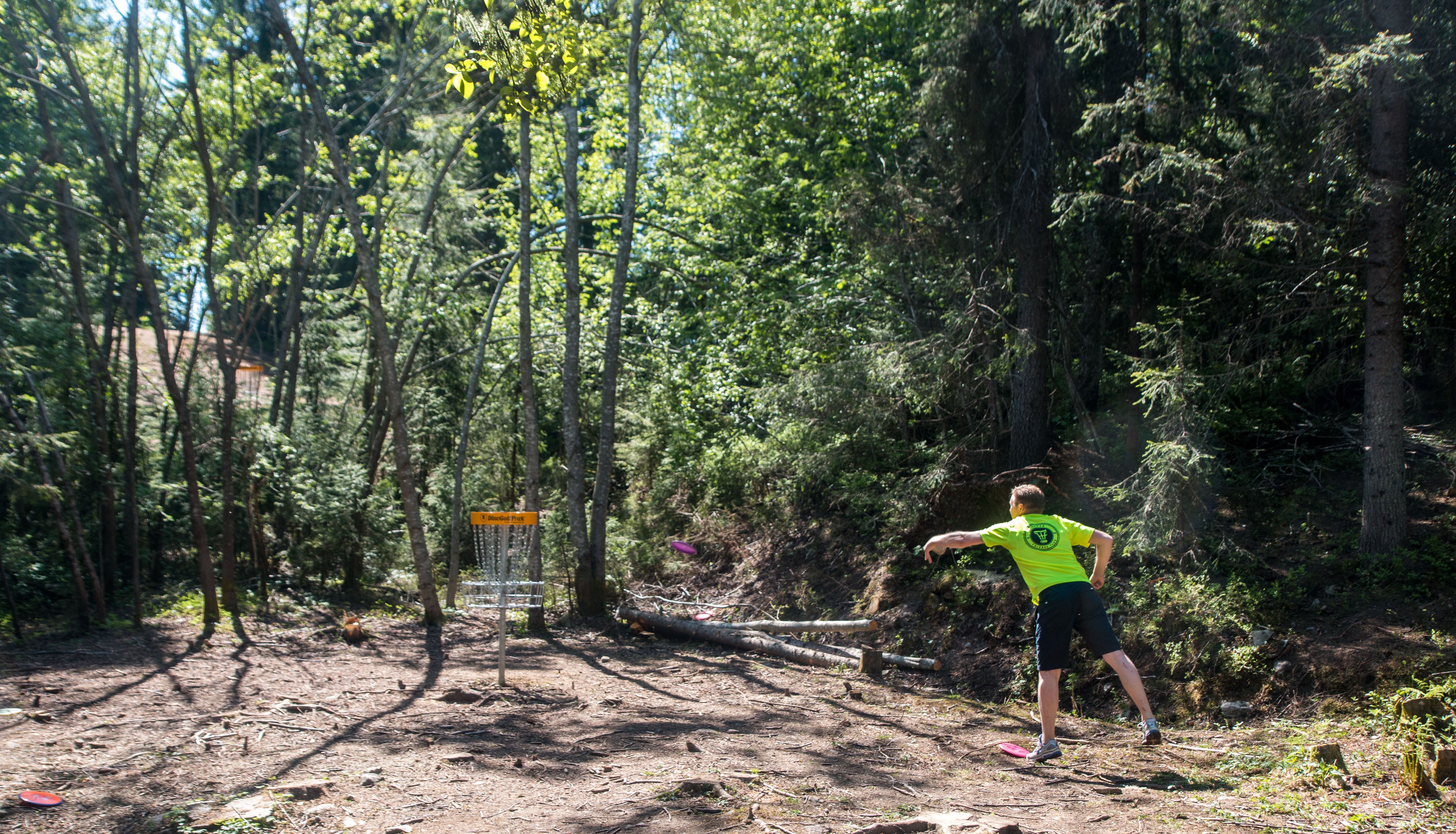 Frisbeegolf i Gjøvik - putt
