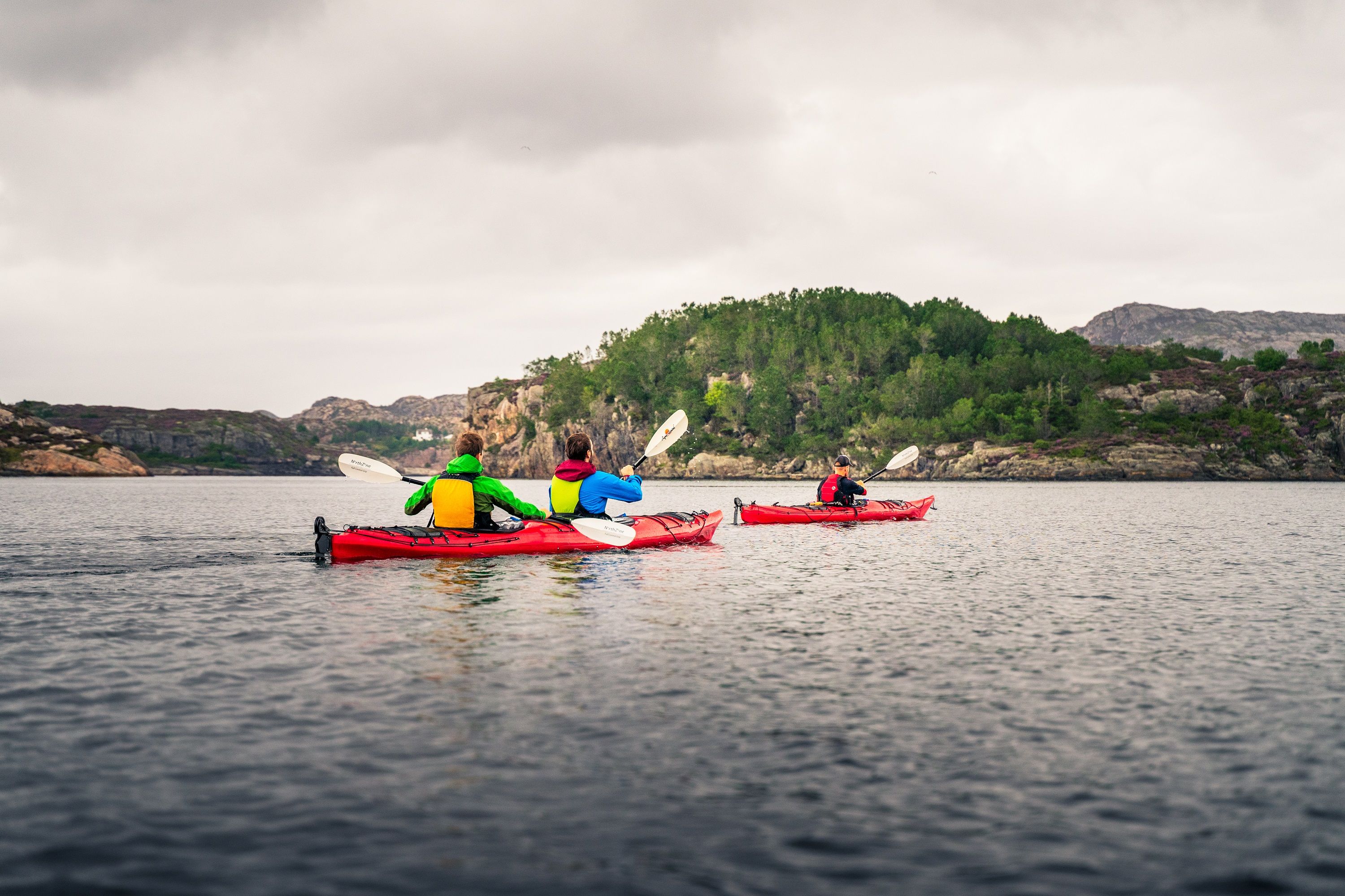 Guided kayak trip in Øygarden