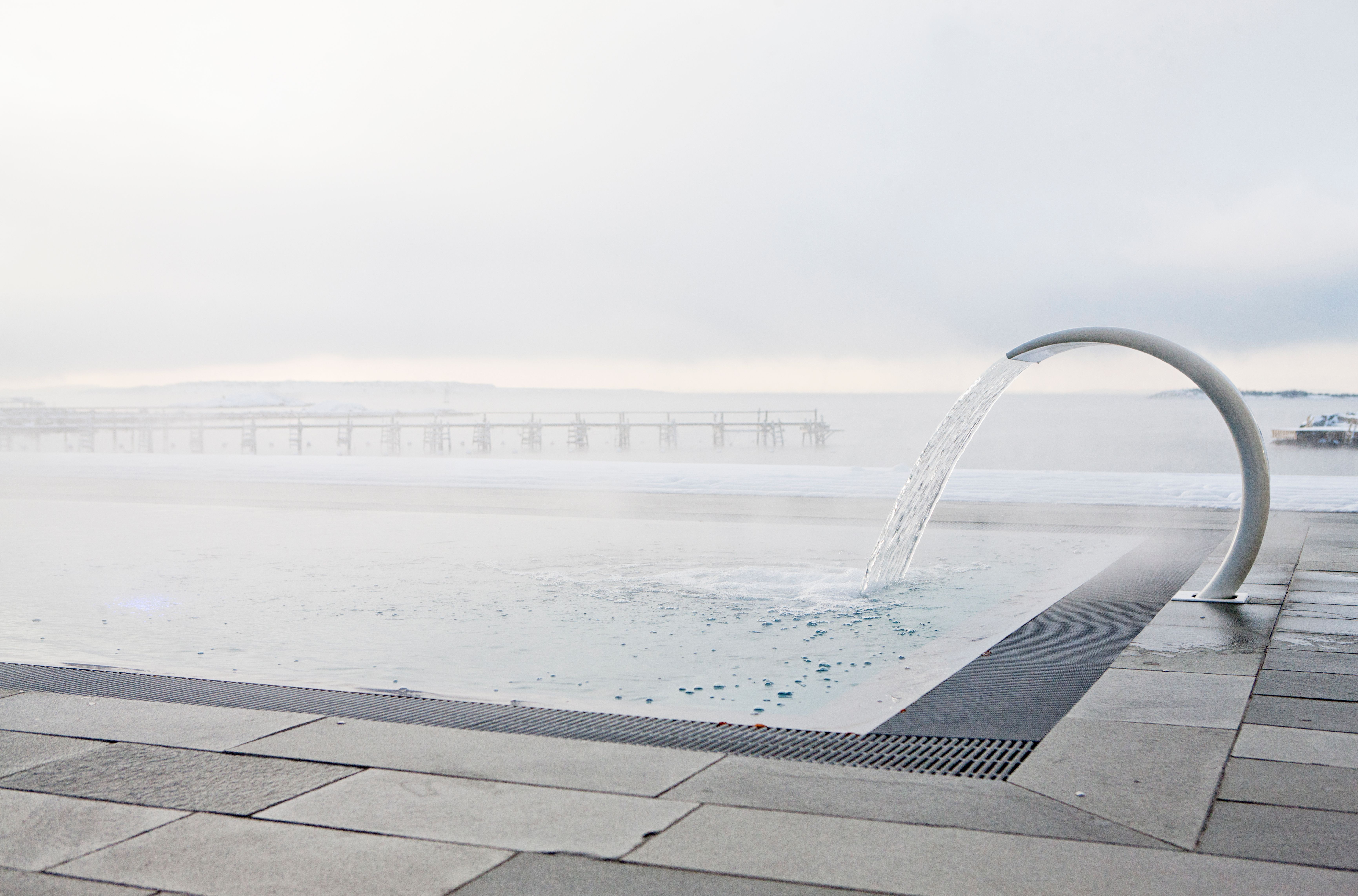 Utebasseng pa° Støtvig hotel