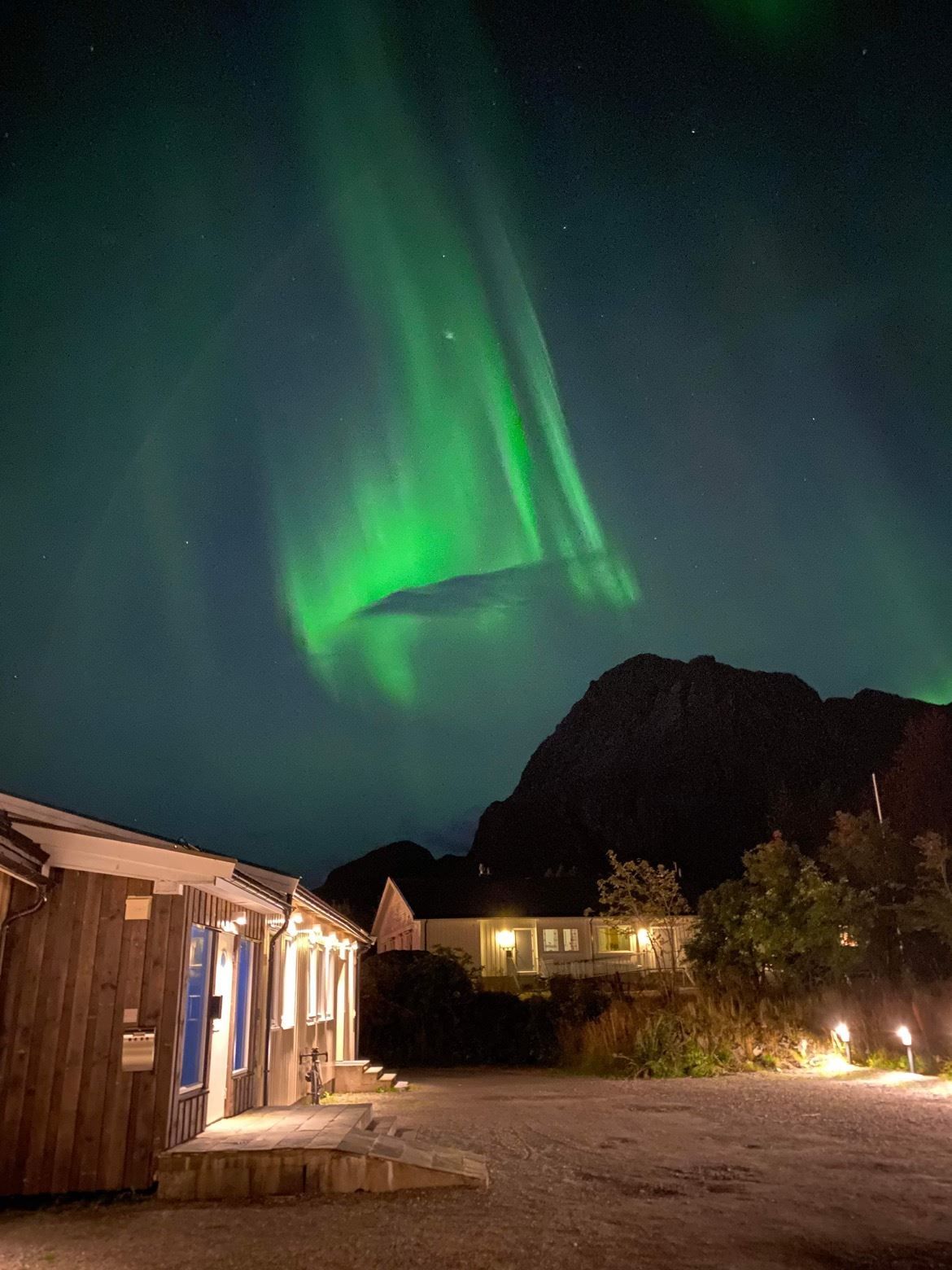 Northern Lights from the Lofoten Planet