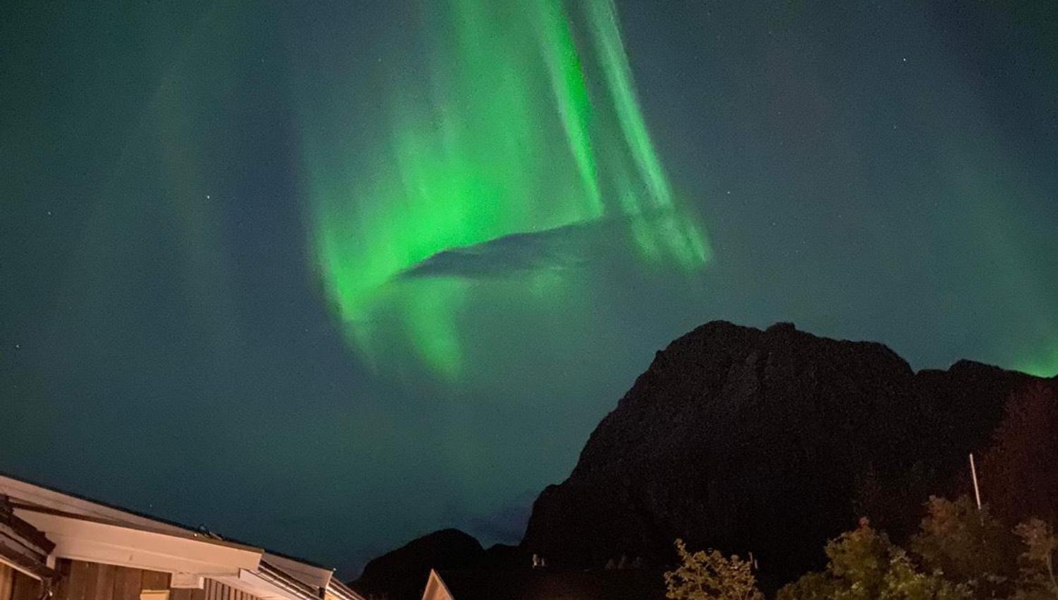 Northern Lights from the Lofoten Planet
