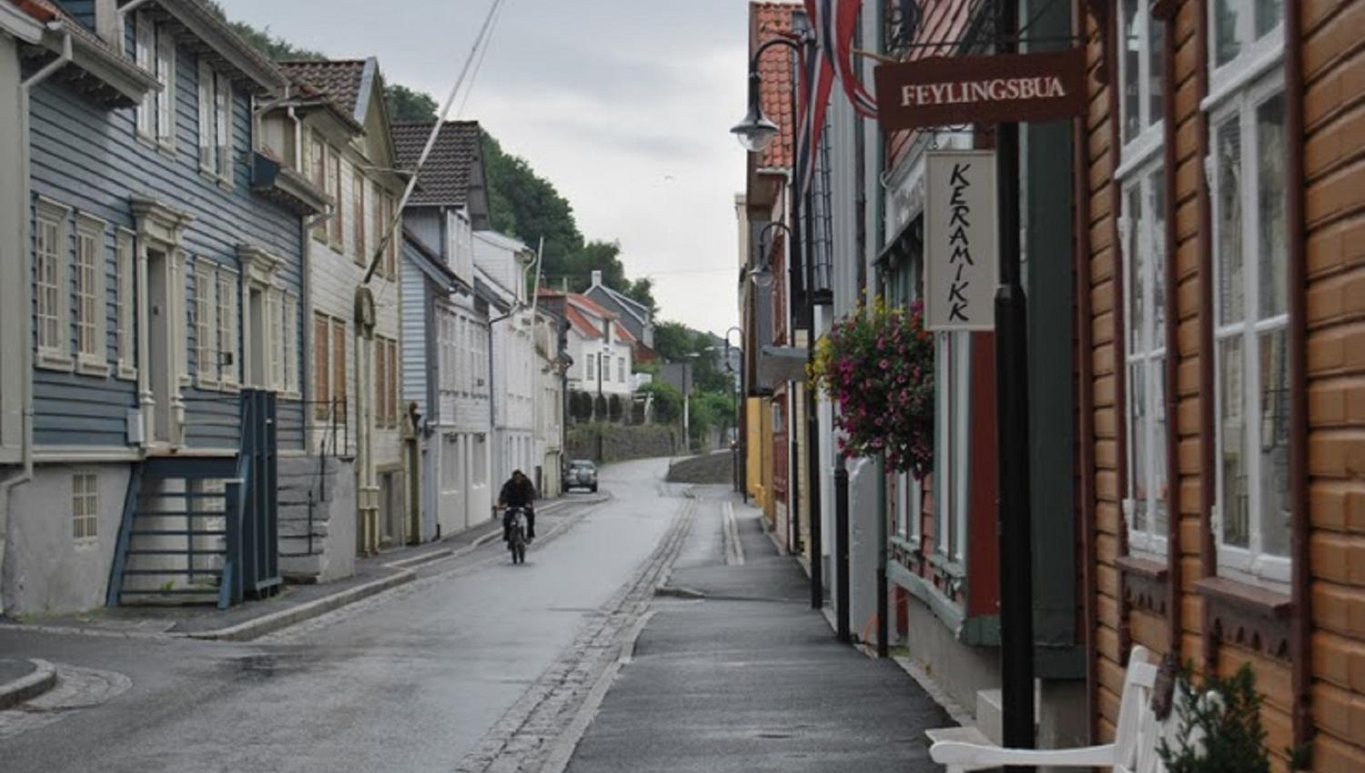 Trehusbebyggelsen i Egersund sentrum