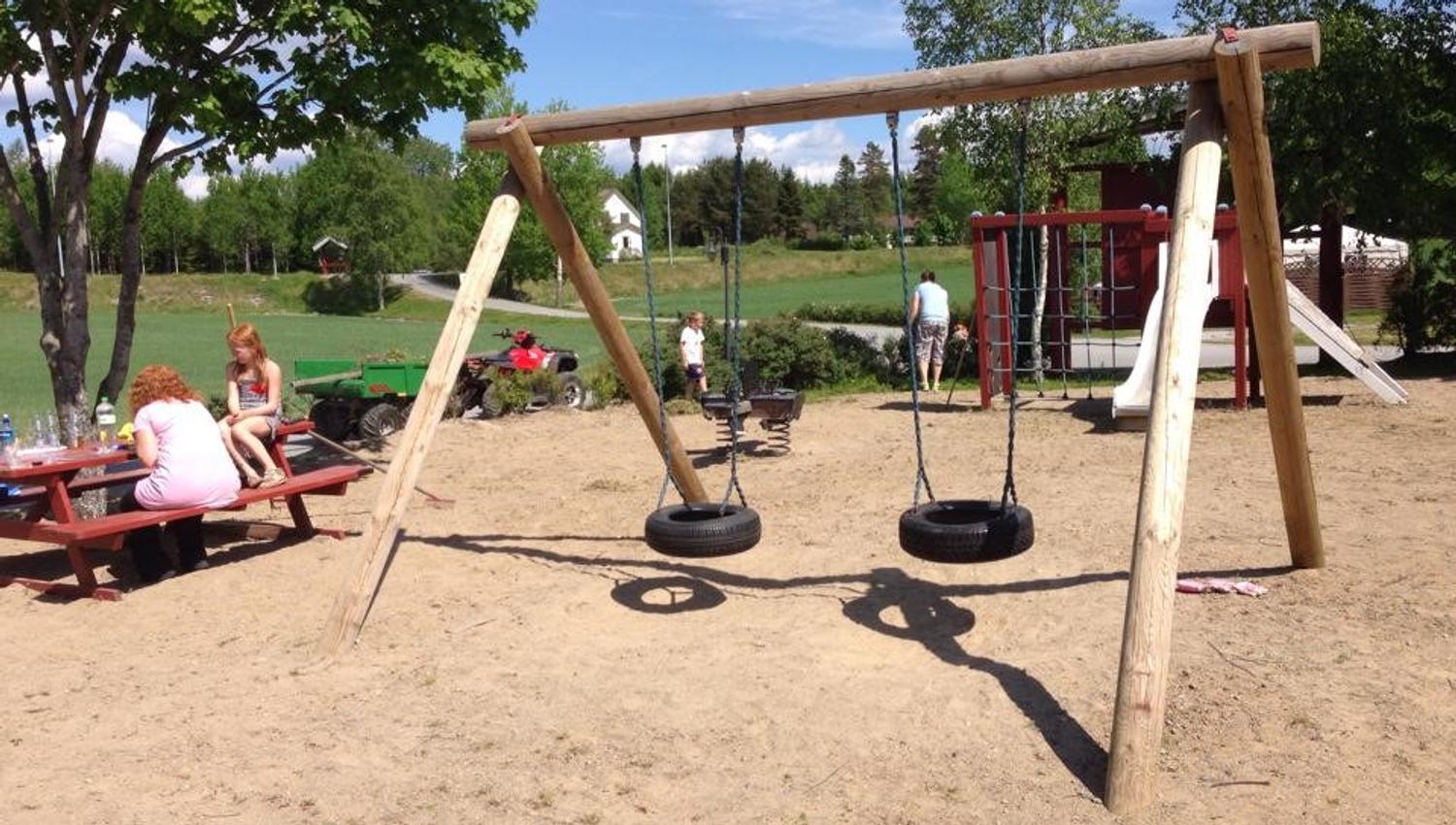 Playground with sand