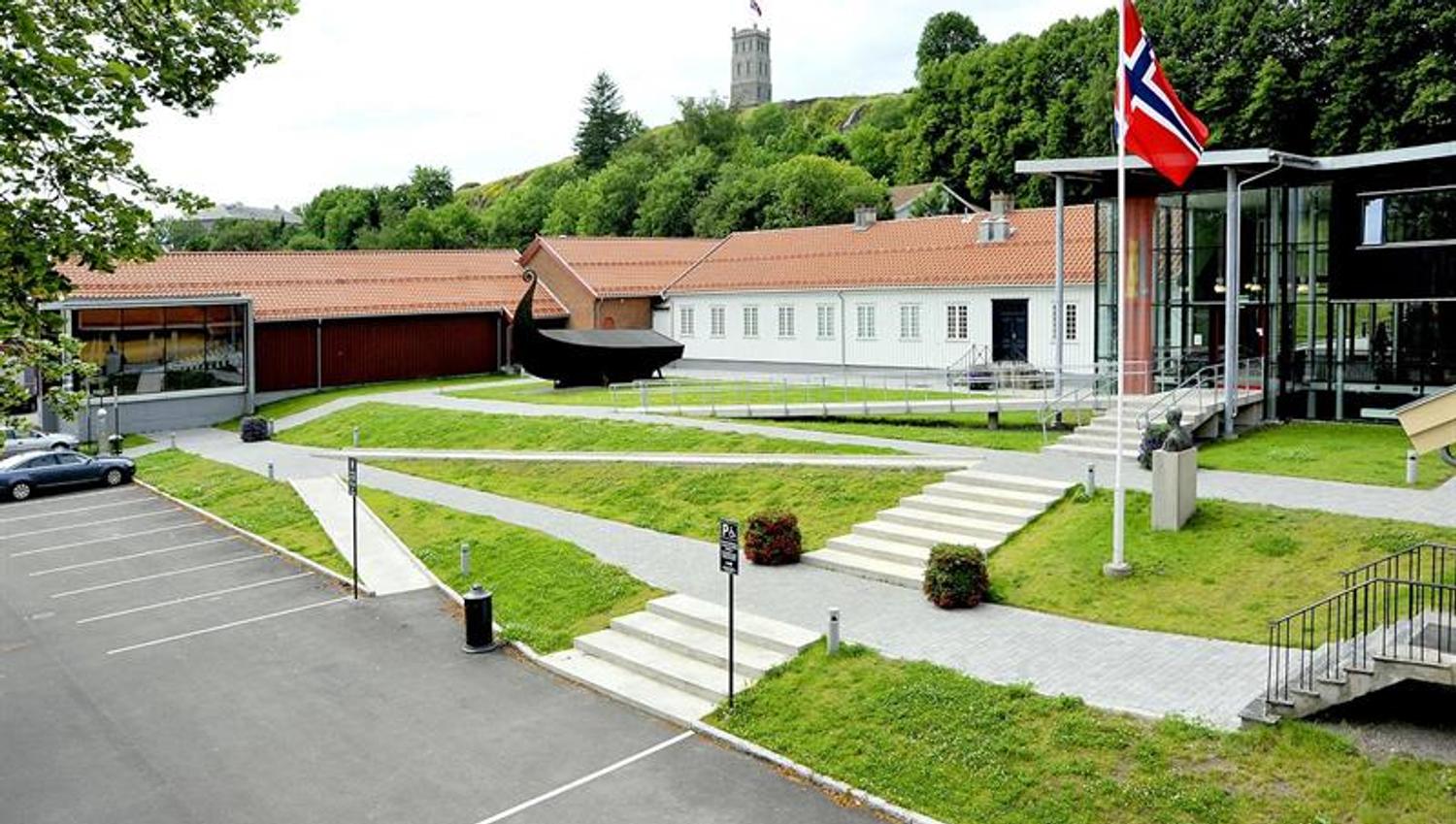 Oversiktsbilde av Slottsfjellsmuseet