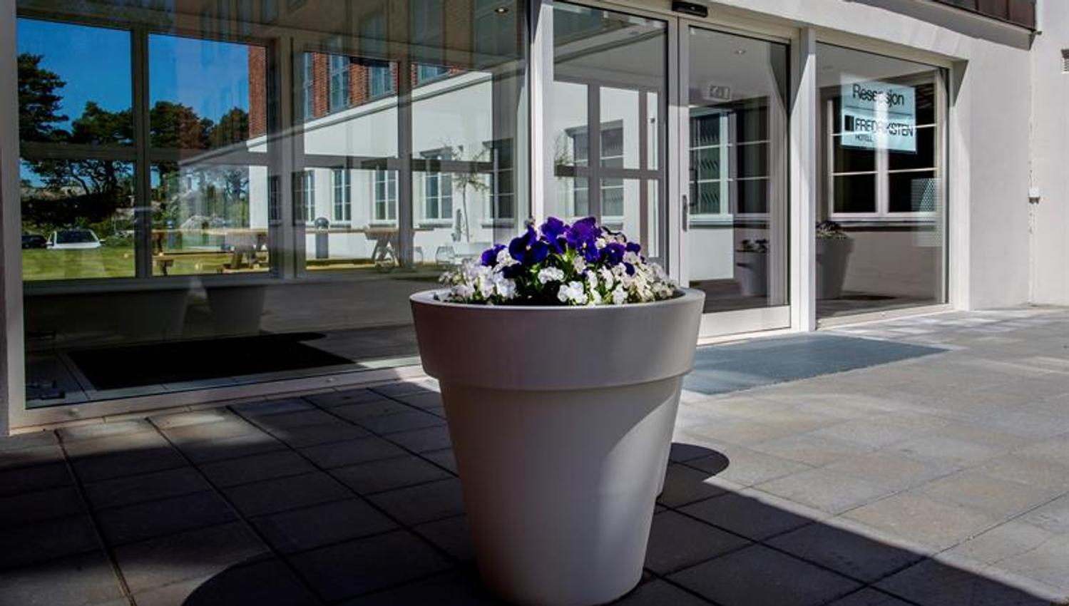 Inngangsparti til Fredriksten Hotell i Halden