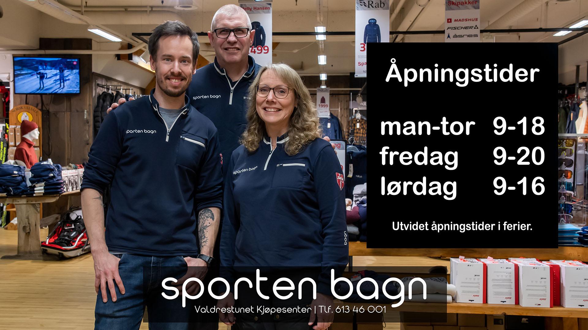 Bilde av personalet på Sporten Bagn