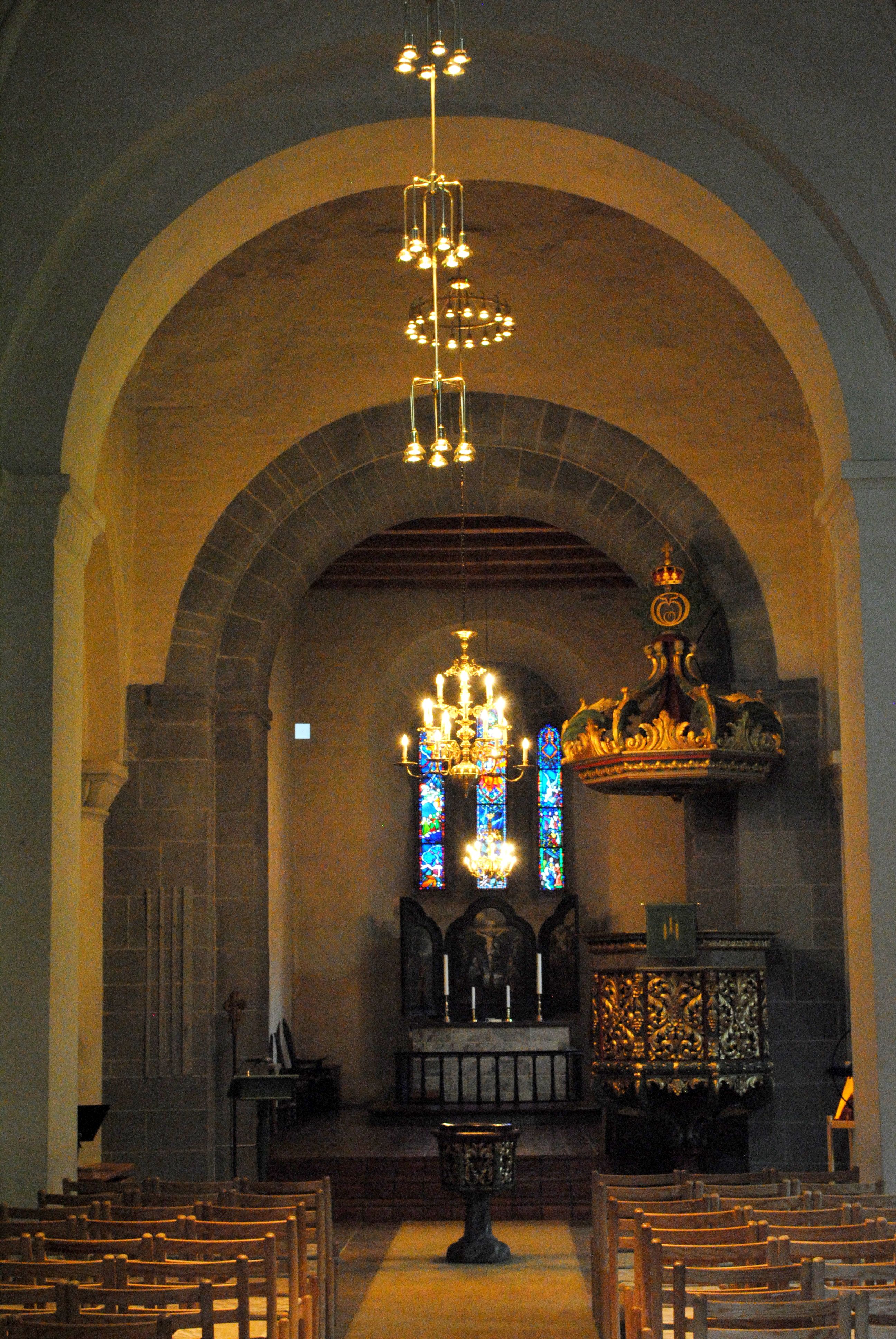 Pilegrimsleden - interiør kirke