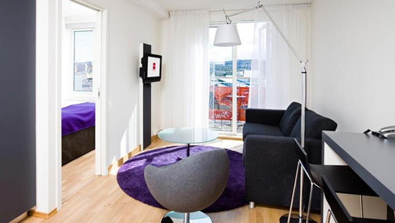 sofa corner in one of the rooms