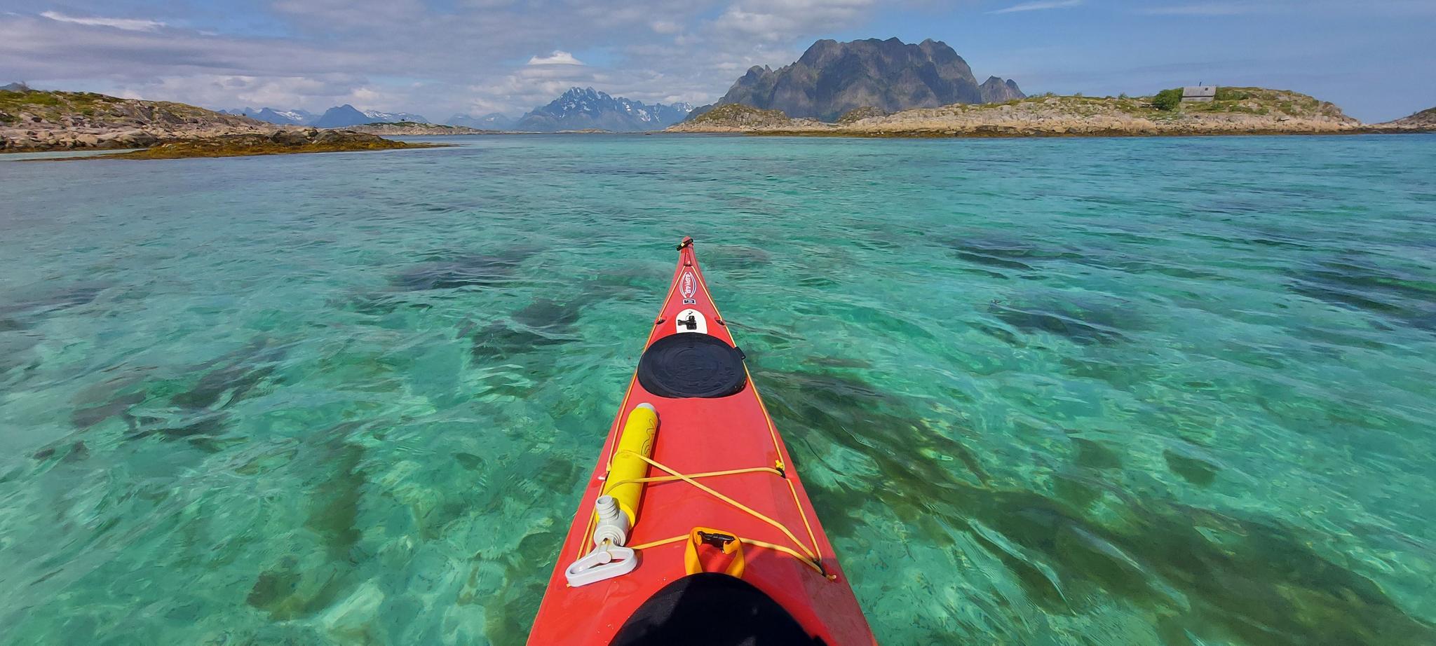 Guidet kajakktur - Skrova Kayak Adventures