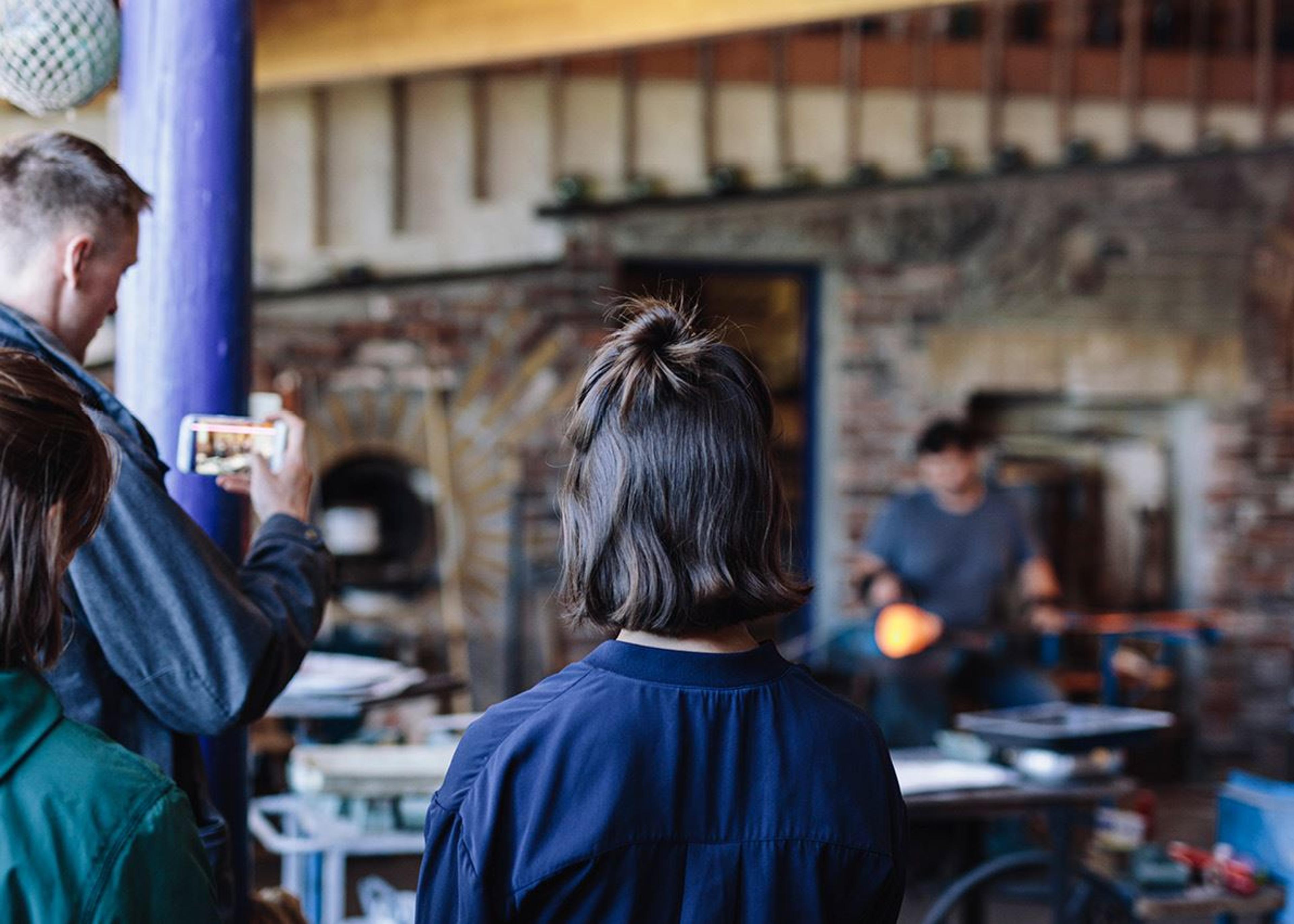 Glasshytta på Vikten