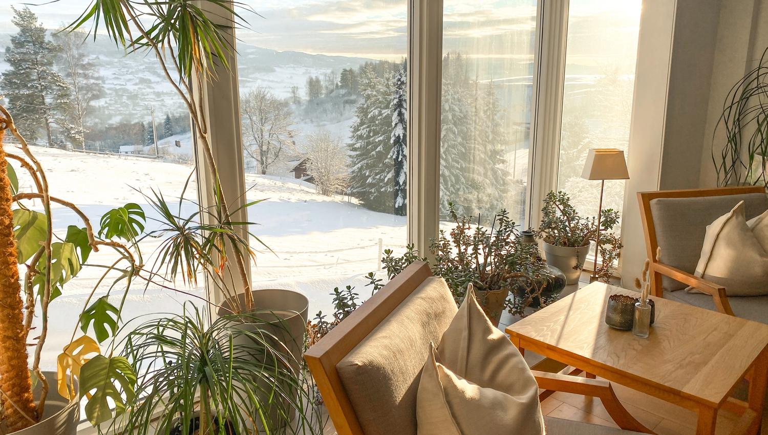 Sanner Hotell - Vinter i vinduet