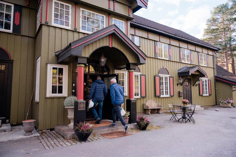 Inngang til Geilo Mountain Lodge hotell