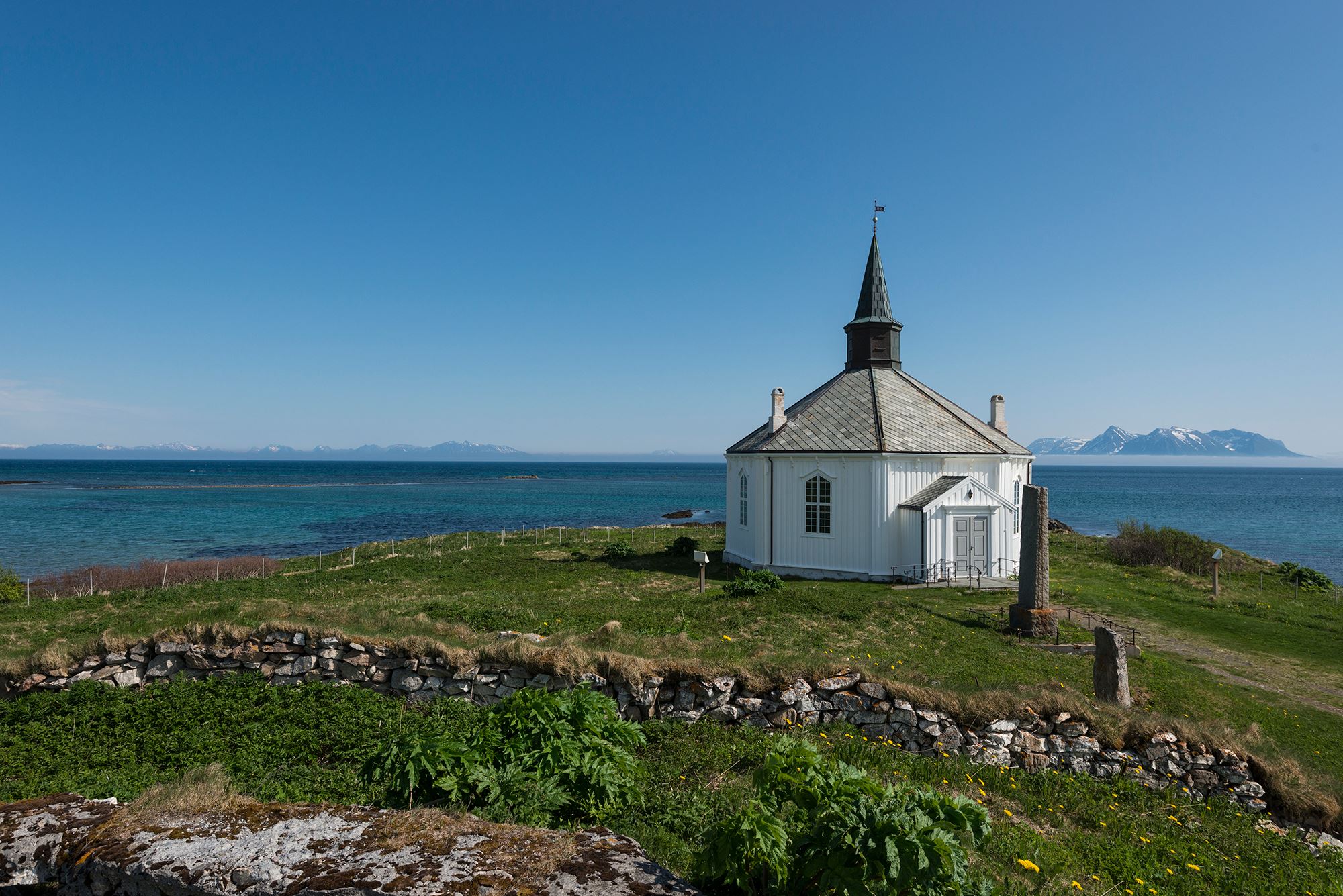 Dverberg church on Andøya