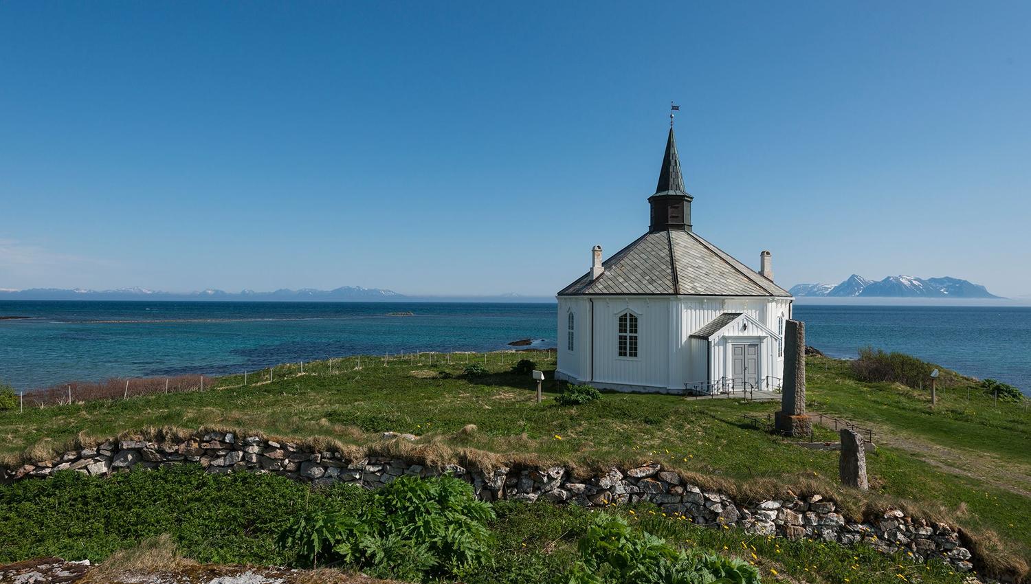 Dverberg church on Andøya