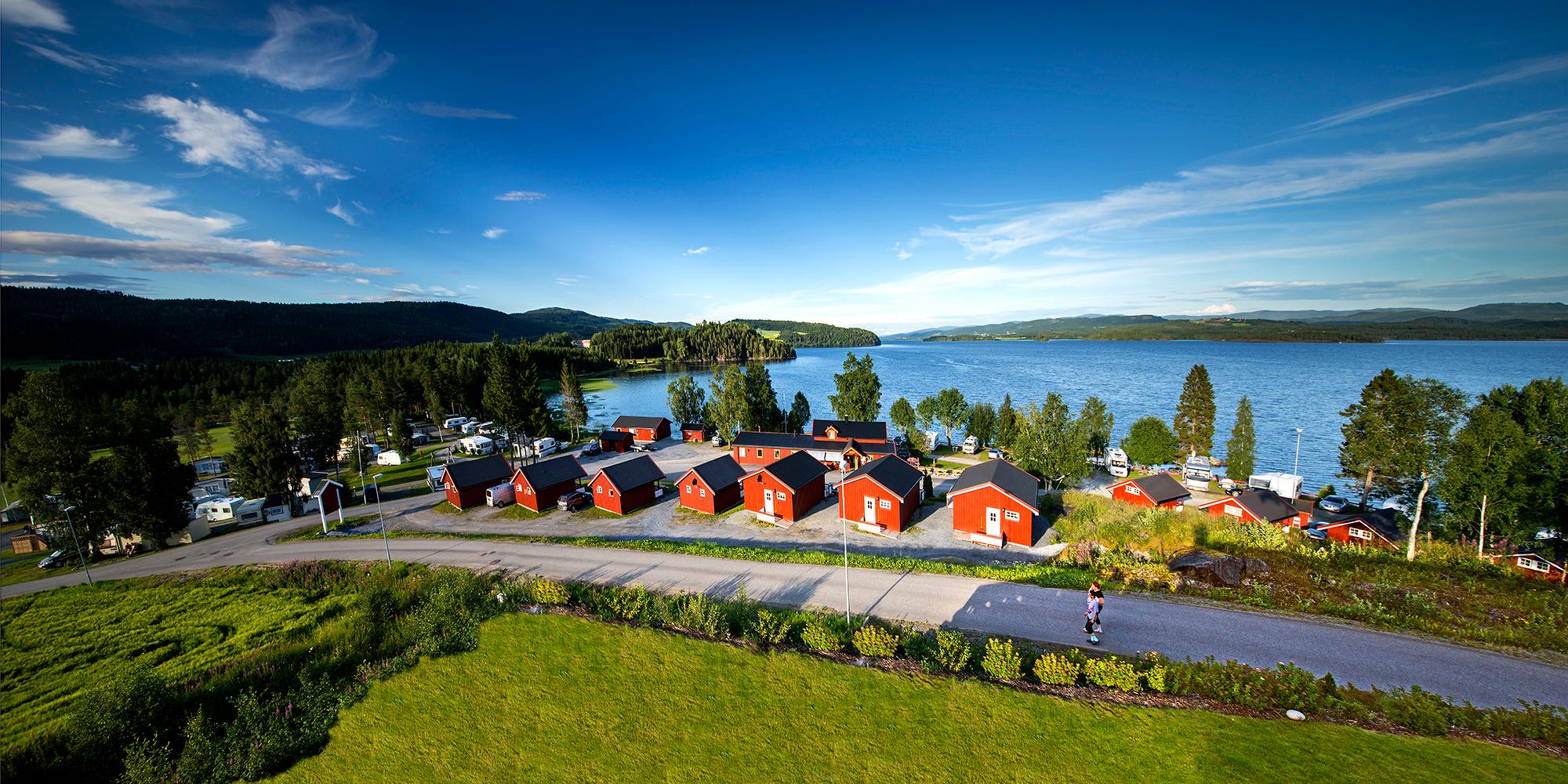 Oversikt over Føllingstua camping