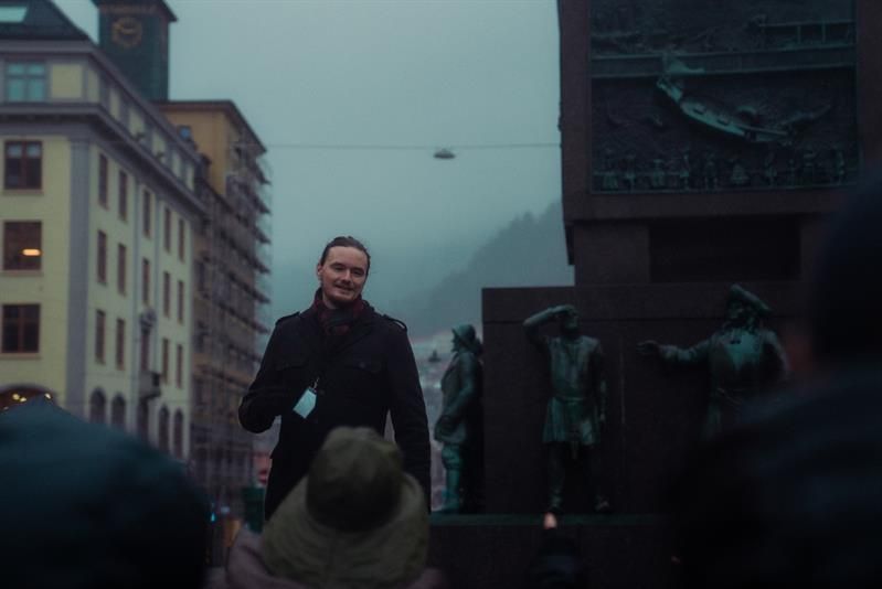 Sjømannsmonumentet på Torgallmenningen i Bergen