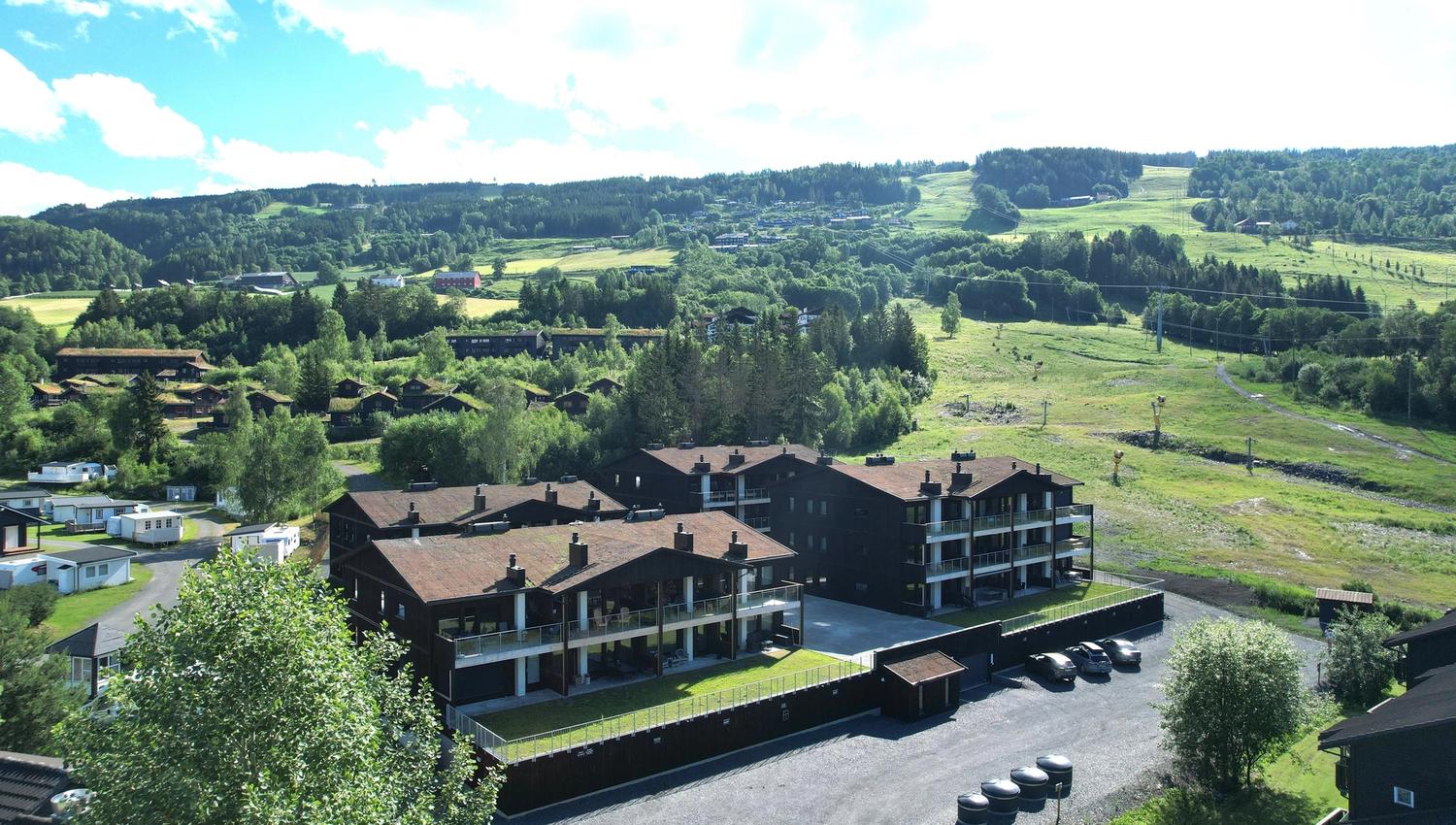 Hafjelltunet in the summer