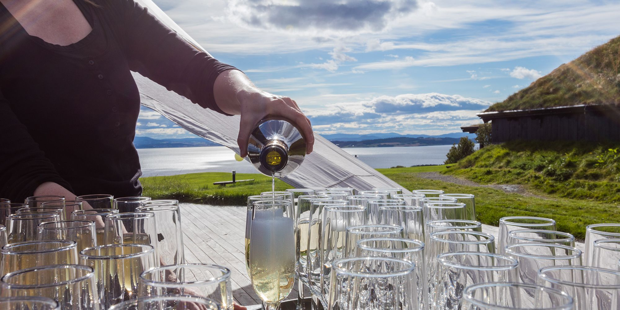Øyna - weddings and banquetin at the top of Inderøy Photo: Sven-Erik Knoff