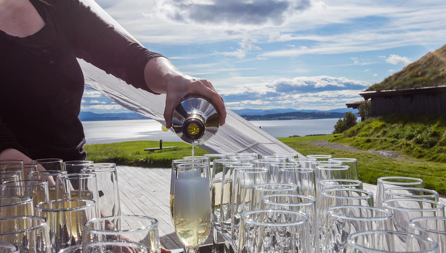 Øyna - weddings and banquetin at the top of Inderøy Photo: Sven-Erik Knoff