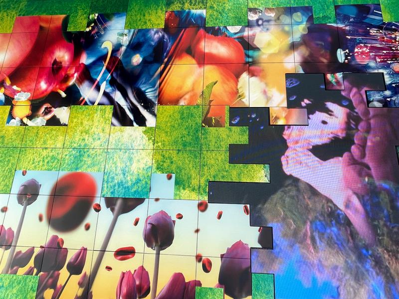 Digital fargerik kunst