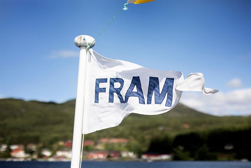 flag on MS Fram