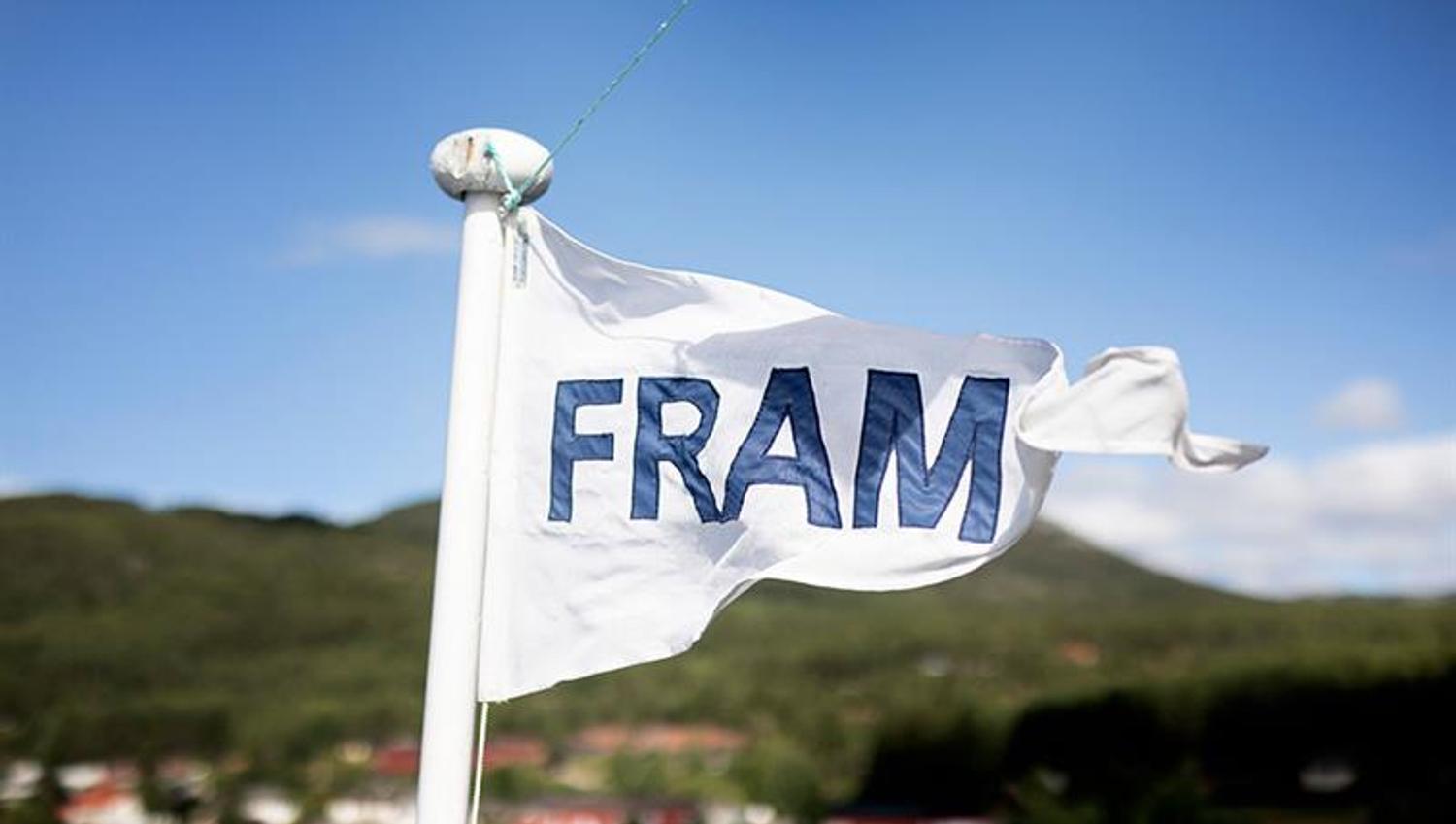 flag on MS Fram