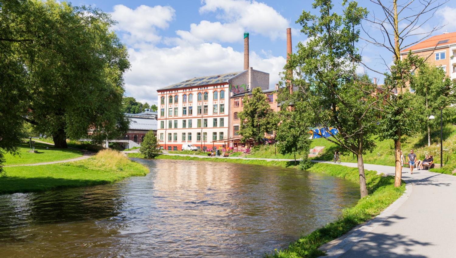 Akerselva ved Ankerbrua.