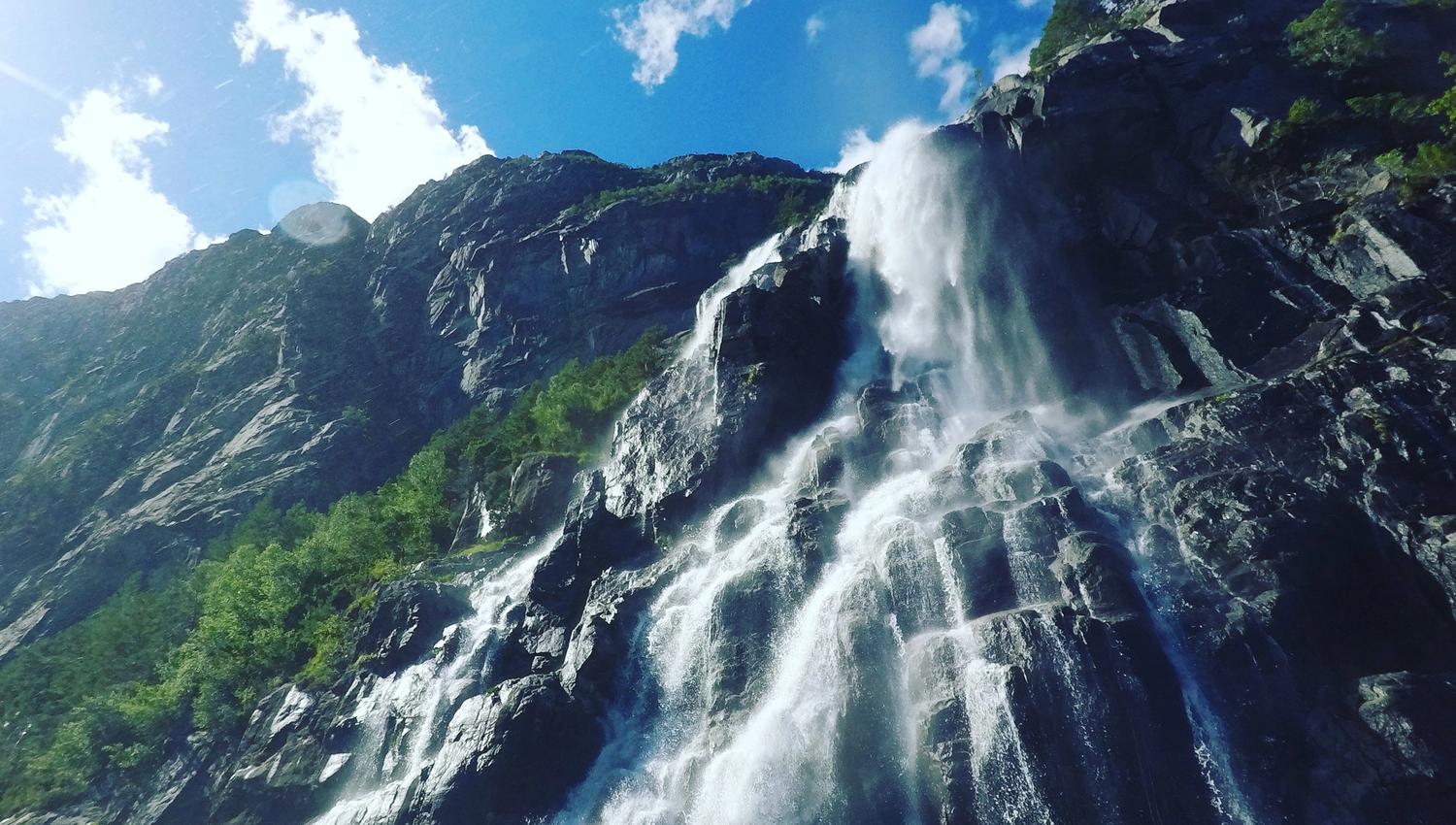 Du får aldri nok fossefall