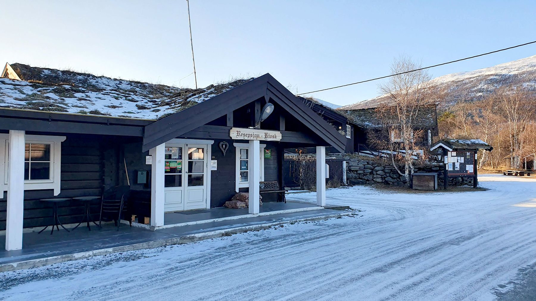 Resepsjonen på Granmo Camping