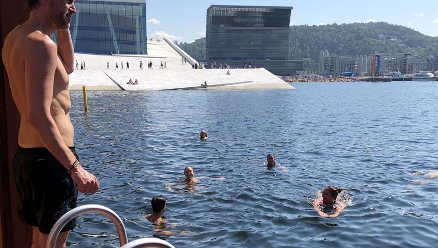 Utsikt mot operaen og MUNCH.