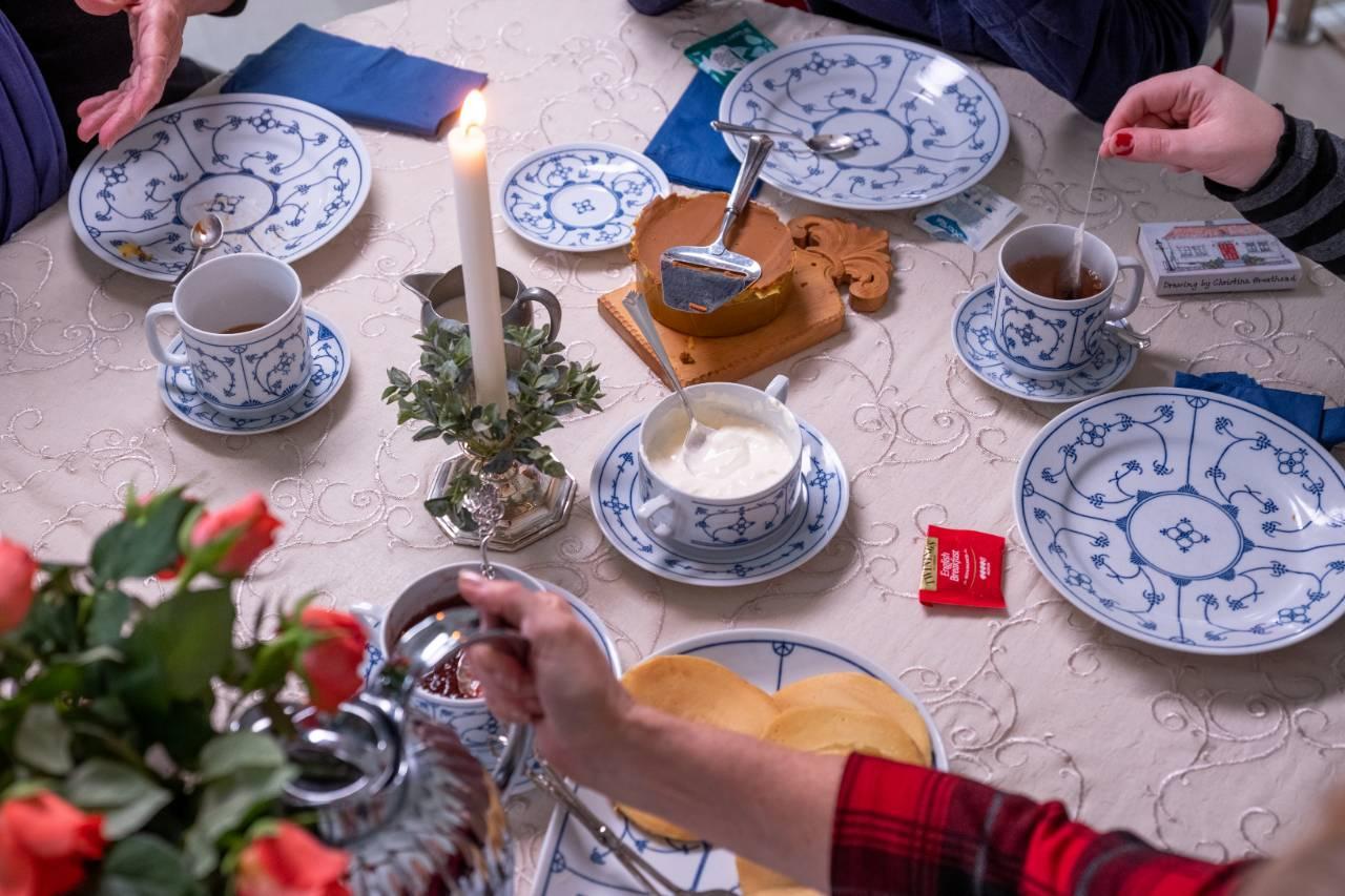 Typical Norwegian coffee table
