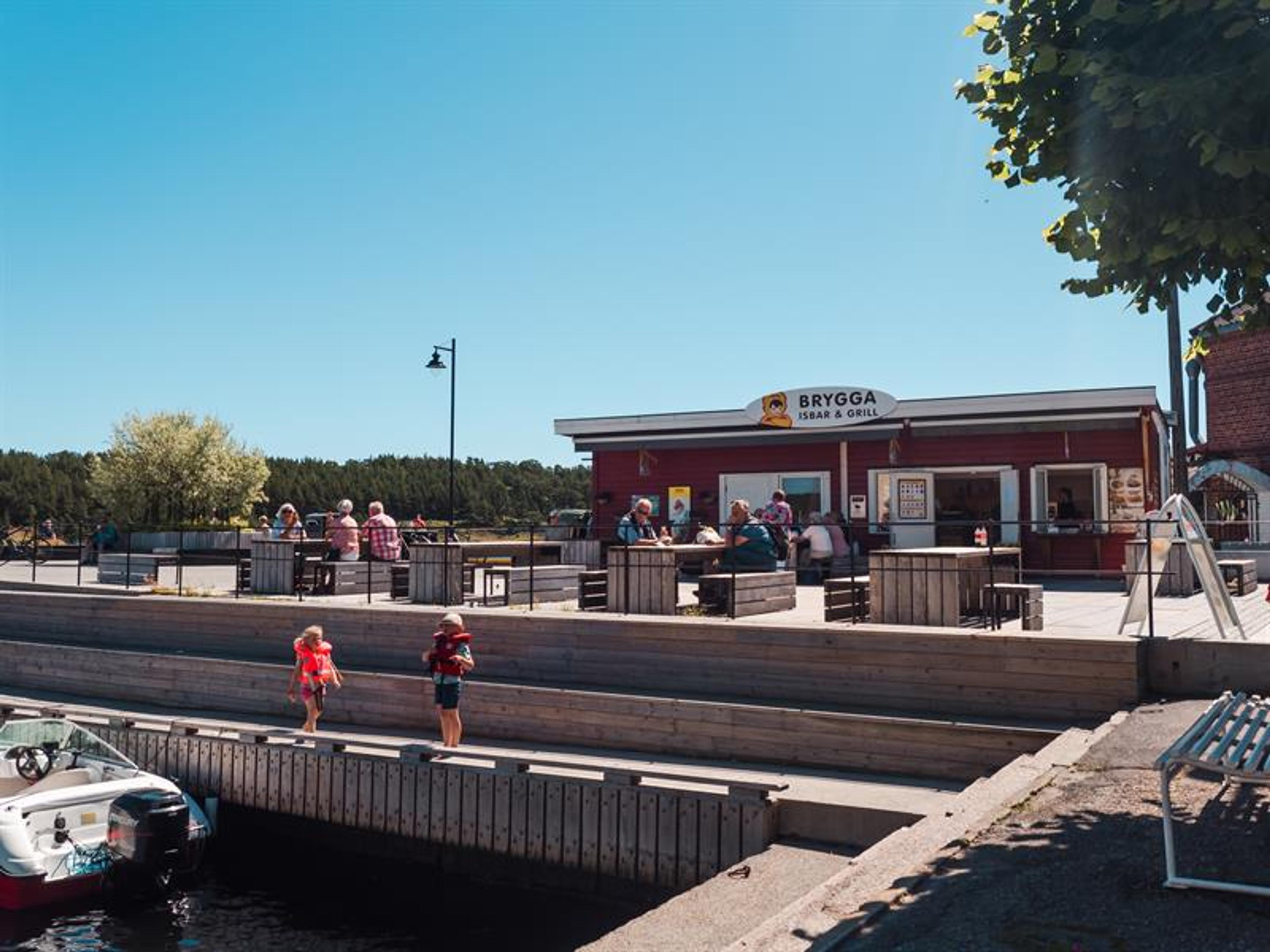 Langesund brygge Bamble (vet ikke om vi kan bruke dette med barna)