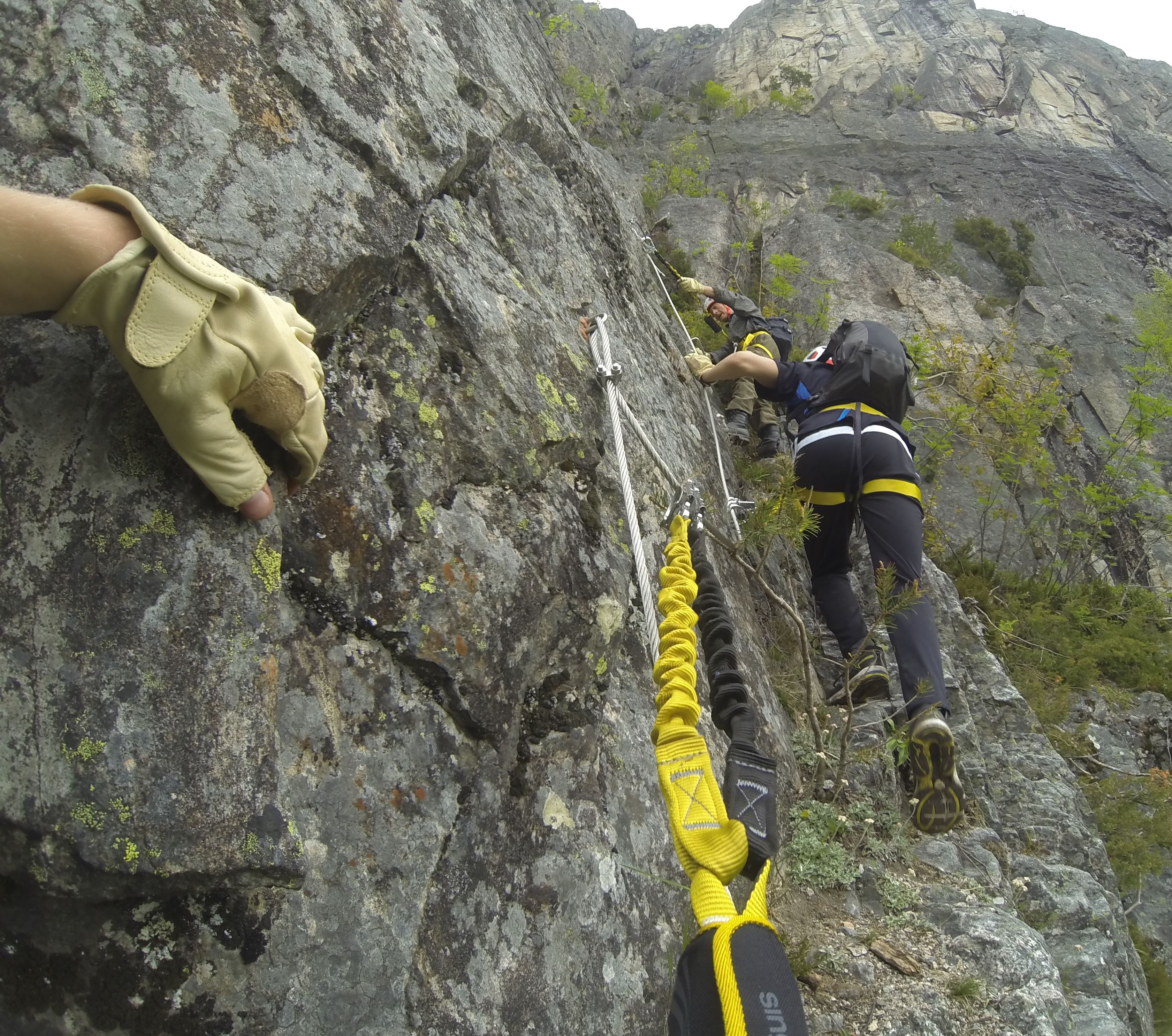 Via ferrata Straumsfjellet, Valle