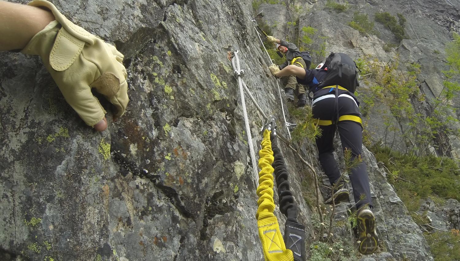 Via ferrata Straumsfjellet, Valle