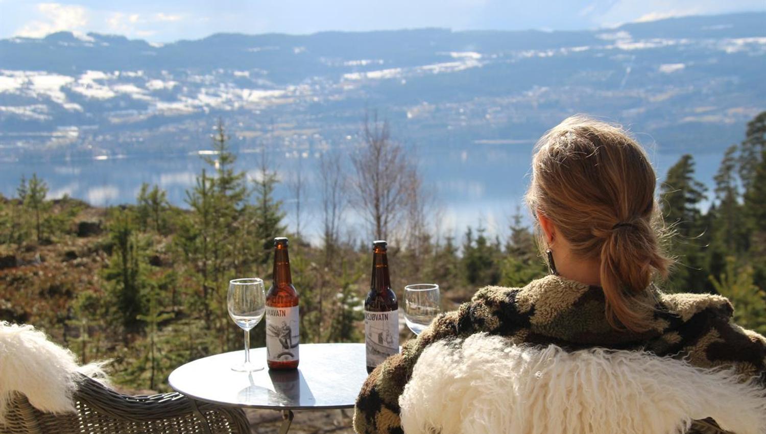 Utsikt Mjøsli Lodge