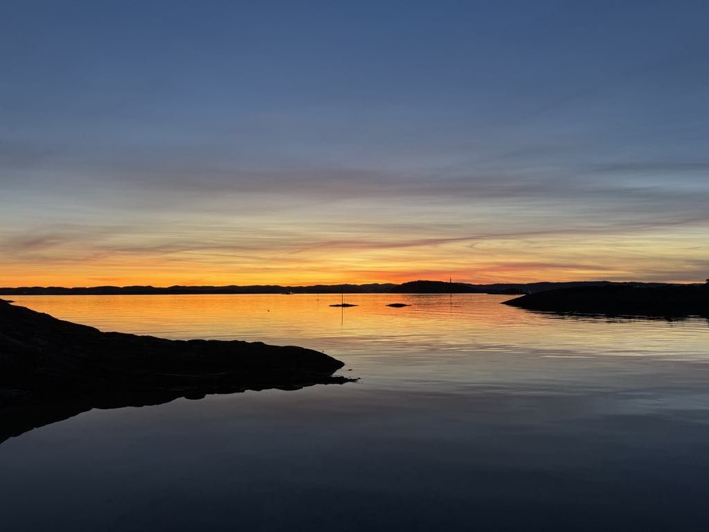 Utsikten fra Smeigedag Sauna Kristiansand