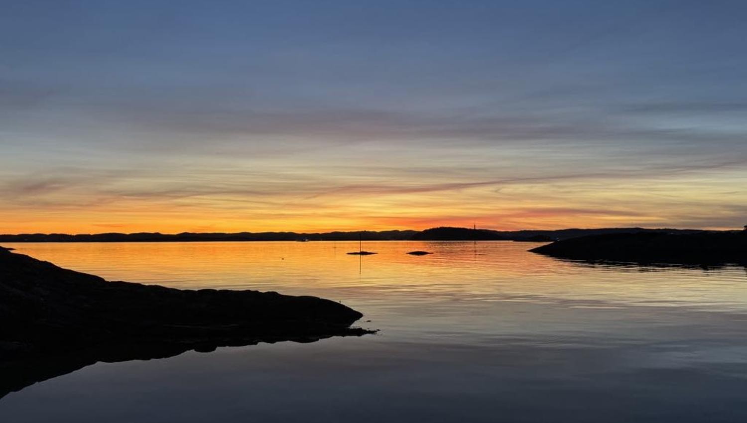 Utsikten fra Smeigedag Sauna Kristiansand